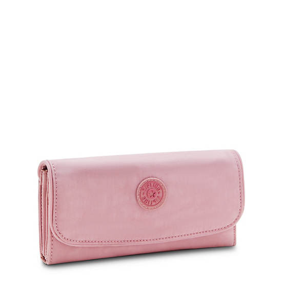 Portfele Kipling Money Land Snap Wallet Różowe | PL 1023GS